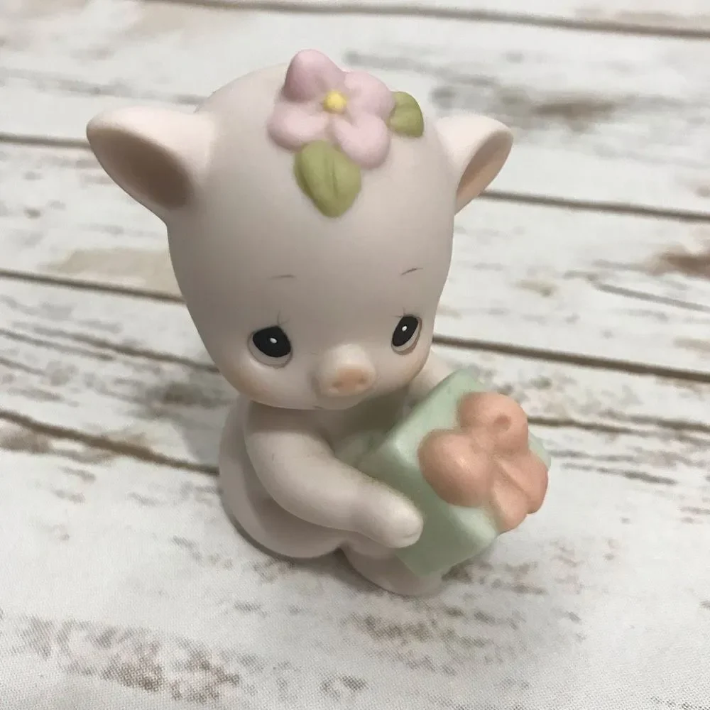 Precious Moments Oinky Birthday‎ Pig Figurine